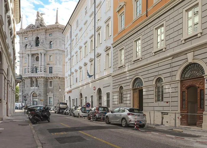 Апартаменты Center - Jr Terrace - Pedestrian Zone - Wi-fi - Ac Триест