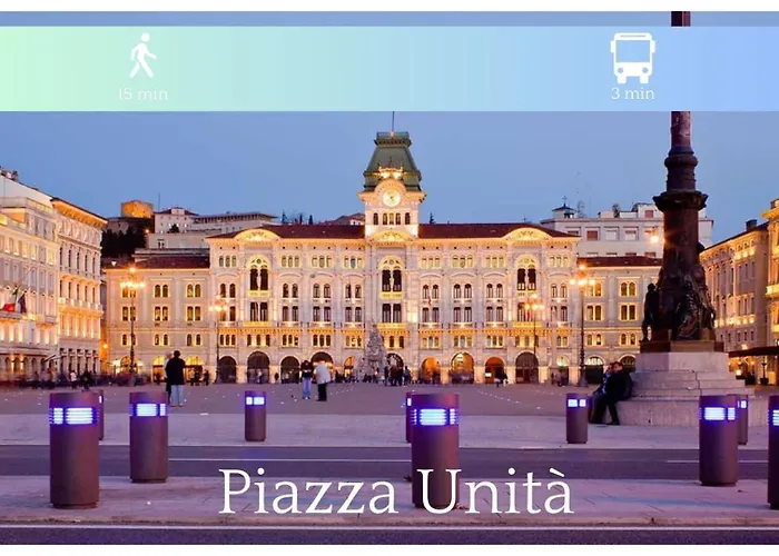 Апартаменты Center - Jr Terrace - Pedestrian Zone - Wi-fi - Ac Триест